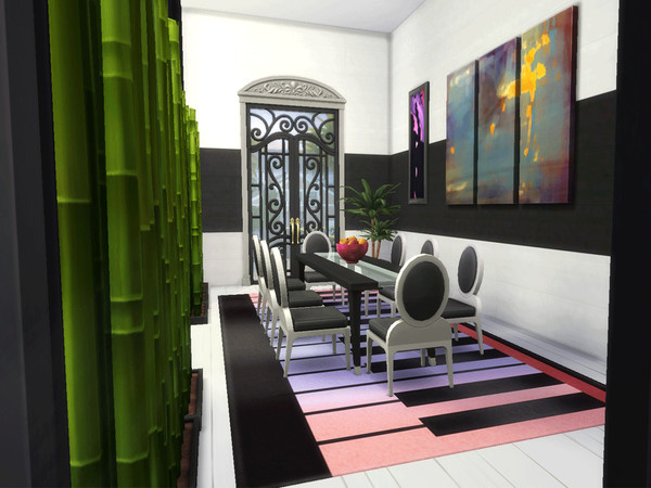 Sims 4 Semi Detached Modern Family Mansion by CandanceLakes at TSR