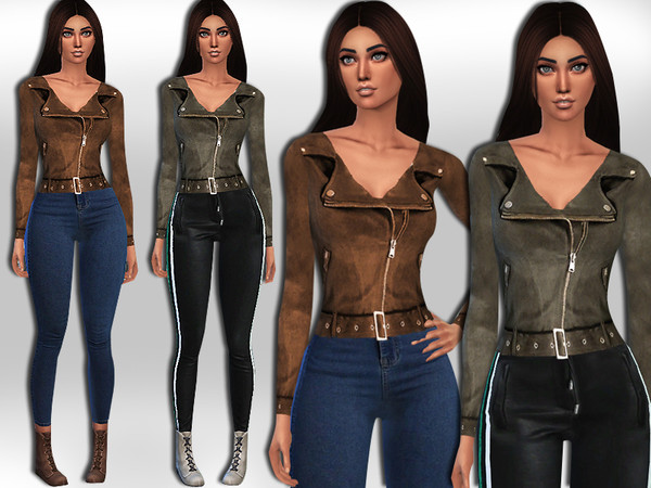 Sims 4 Trendy Suede Jackets by Saliwa at TSR