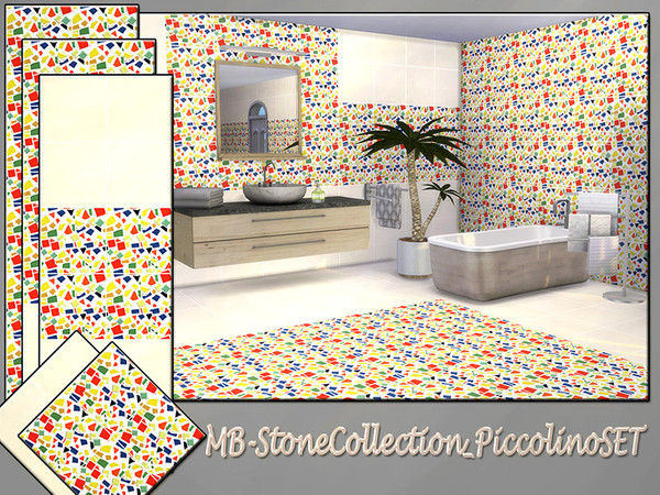 Sims 4 MB Stone Collection Piccolino SET by matomibotaki at TSR