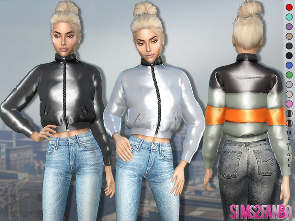 Sims 4 371 Puffer Jacket by sims2fanbg at TSR
