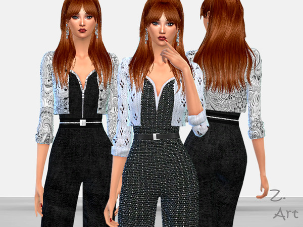 Sims 4 PartyZ 05 jumpsuit by Zuckerschnute20 at TSR