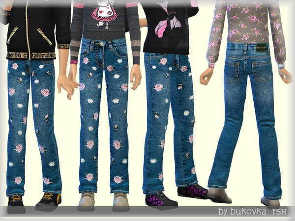 Sims 4 Jeans Buds by bukovka at TSR