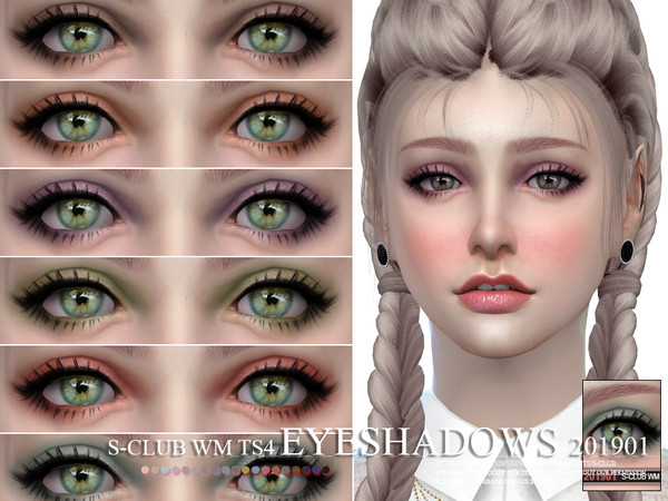 Sims 4 Eyeshadow 201901 by S Club WM at TSR