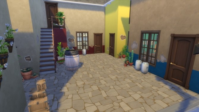 Sims 4 El chavo del ocho Scenario or residencial village by iSandor at Mod The Sims