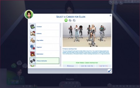 Fitness Instructor by ellenplop at Mod The Sims