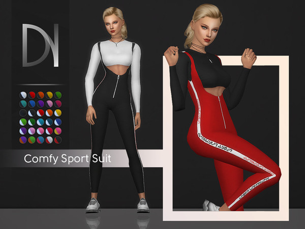 Sims 4 Comfy Sport Suit by DarkNighTt at TSR
