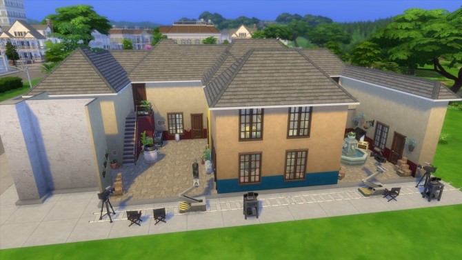 Sims 4 El chavo del ocho Scenario or residencial village by iSandor at Mod The Sims