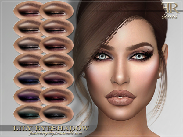 Sims 4 FRS Lily Eyeshadow by FashionRoyaltySims at TSR