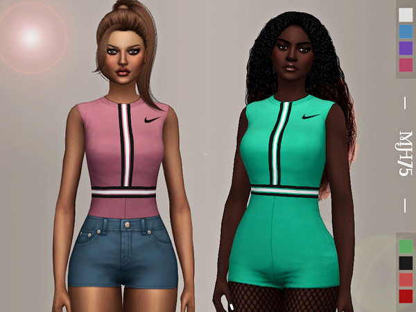 Sims 4 Serena Jumpsuit by Margeh 75 at TSR