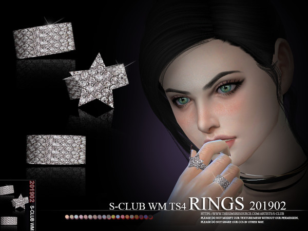 Sims 4 RINGS 201902 by S Club WM at TSR