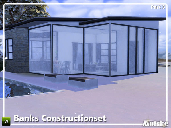 Sims 4 Banks Construction set Part 3 by mutske at TSR