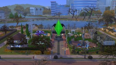 Plumbob Plaza Park by pizzacool at Mod The Sims