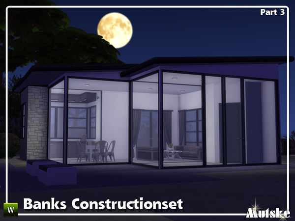 Sims 4 Banks Construction set Part 3 by mutske at TSR