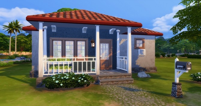 Sims 4 Le Commencement starter house at Simsontherope