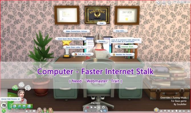 Sims 4 Computer Faster Internet Stalk by soulkiller at Mod The Sims