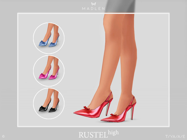 Sims 4 Madlen Rustel Shoes (High) by MJ95 at TSR