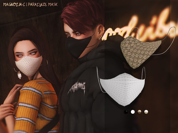 Sims 4 Paralyze Mask by Magnolia C at TSR