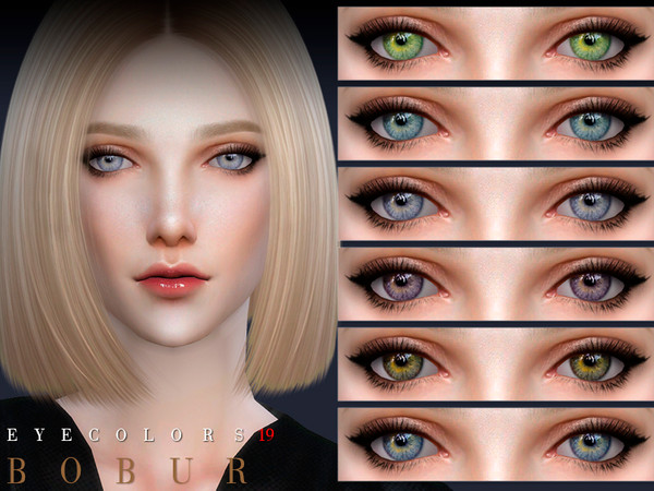 Sims 4 Eyecolors 19 by Bobur3 at TSR