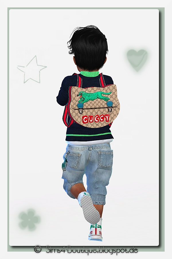 Sims 4 Designer Outfit for Toddler Girls & Boys at Sims4 Boutique