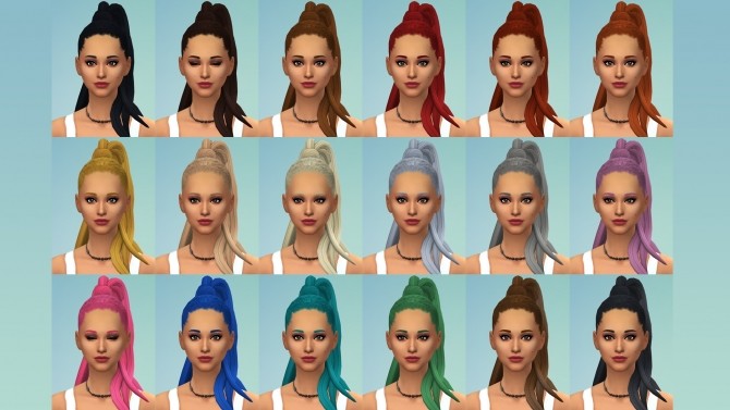 Sims 4 Grande Maxis Match Hair by littledica at Mod The Sims