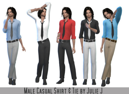 Male Casual Shirt & Tie at Julietoon – Julie J