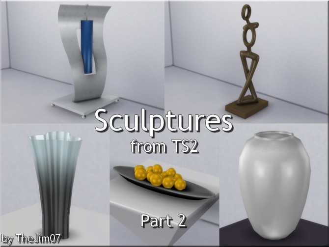 Sims 4 Sculptures from TS2 Part 2 by TheJim07 at Mod The Sims