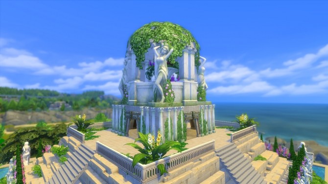 Sims 4 Mount Olympus Temple by Oo NURSE oO at Mod The Sims
