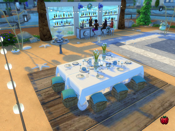 Sims 4 Mandy wedding venue by melapples at TSR