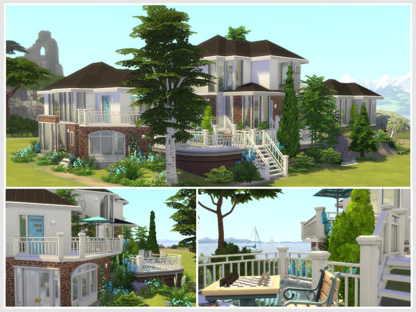 Sims 4 Cassiopee house by philo at TSR