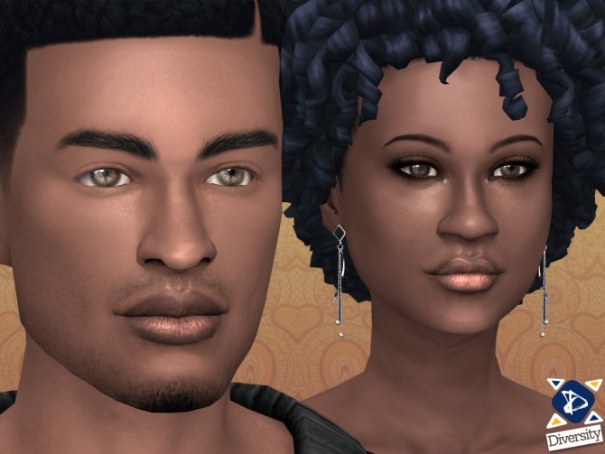 Sims 4 Natural Lipstick with shine for Dark skintones by lilotea at Mod The Sims