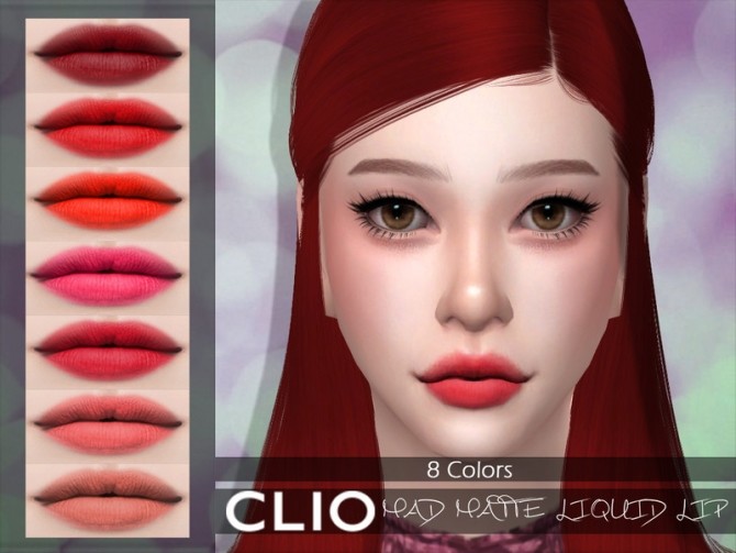 Sims 4 Clio Mad Liquid Lips by Lisaminicatsims at TSR