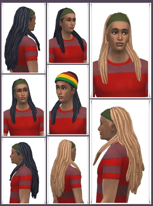 Sims 4 Bayaman’Sissdem Dreads at Birksches Sims Blog