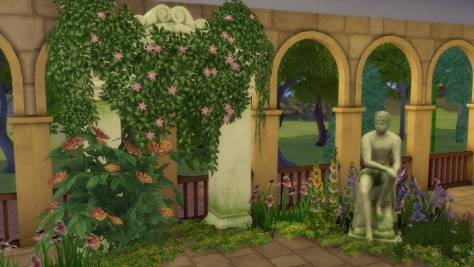 Sims 4 Hanging Gardens of Babylon No CC at Mod The Sims