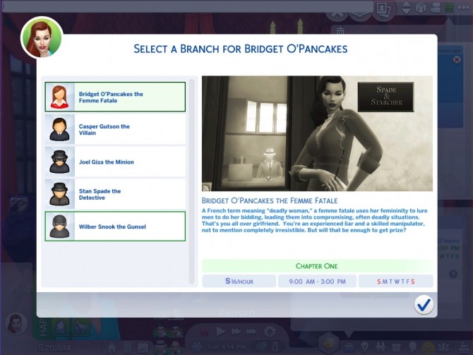 Sims 4 The Selvadoradese Owl Career by asiashamecca at Mod The Sims