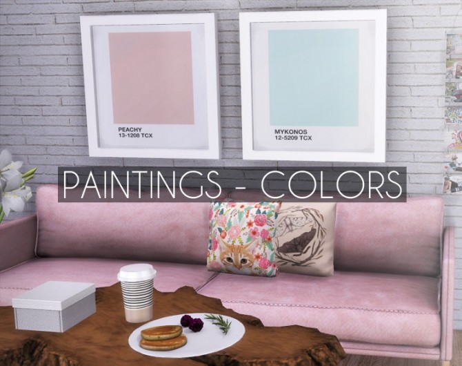 Sims 4 Color Paintings at Descargas Sims