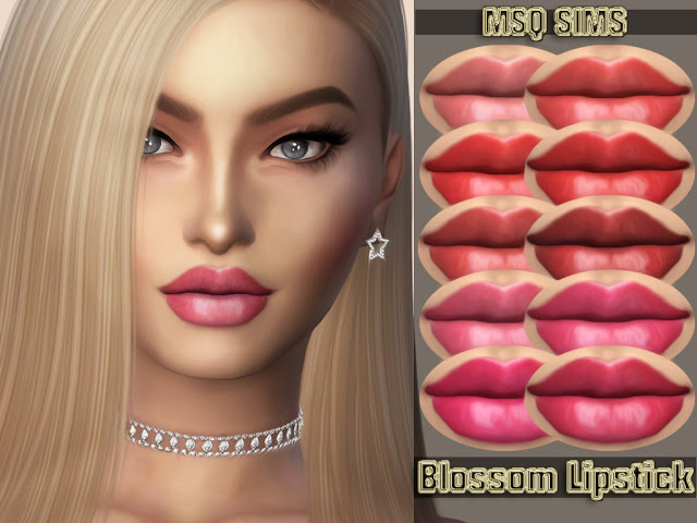 Sims 4 Blossom Lipstick at MSQ Sims