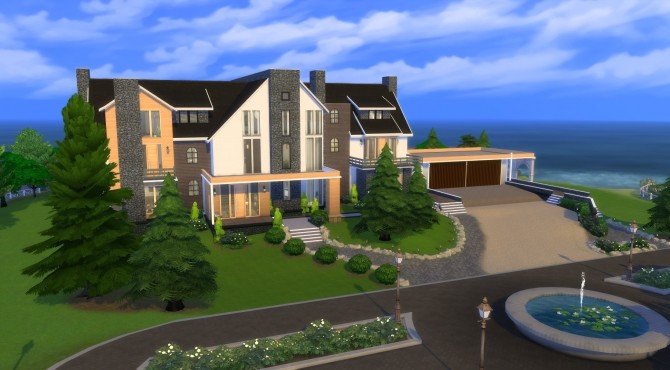 Sims 4 Family Fields house NO CC by wouterfan at Mod The Sims