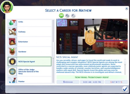NCIS Career Conversion by crdroxxpl at Mod The Sims