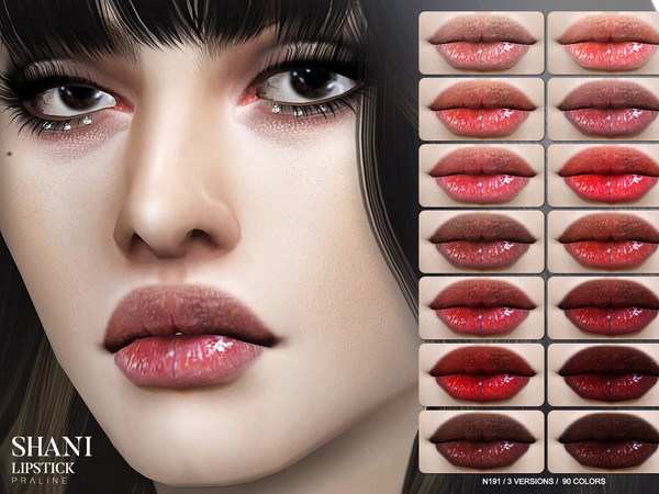Sims 4 Shani Lipstick N191 by Pralinesims at TSR