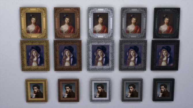 Sims 4 Three Portraits by TheJim07 at Mod The Sims