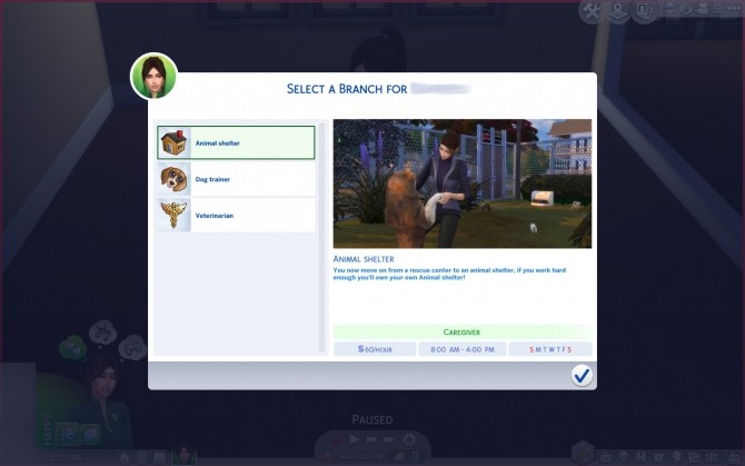Sims 4 Animal Rescue Career by ellenplop at Mod The Sims