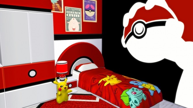 Sims 4 POKEMON ROOM at MODELSIMS4