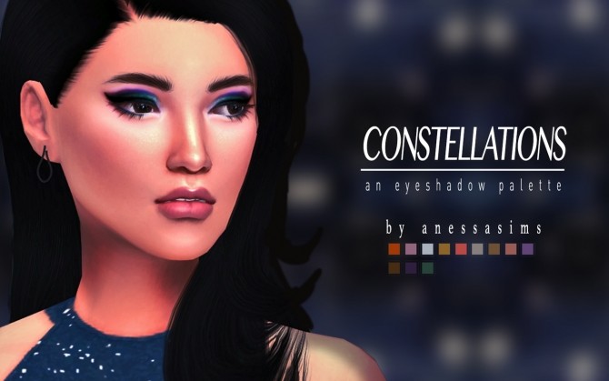 Sims 4 Constellations eyeshadow palette at Anessa Sims