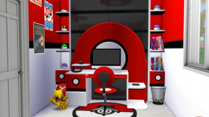 Sims 4 POKEMON ROOM at MODELSIMS4