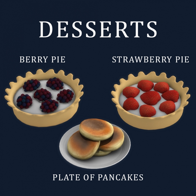 Desserts at Leo Sims » Sims 4 Updates