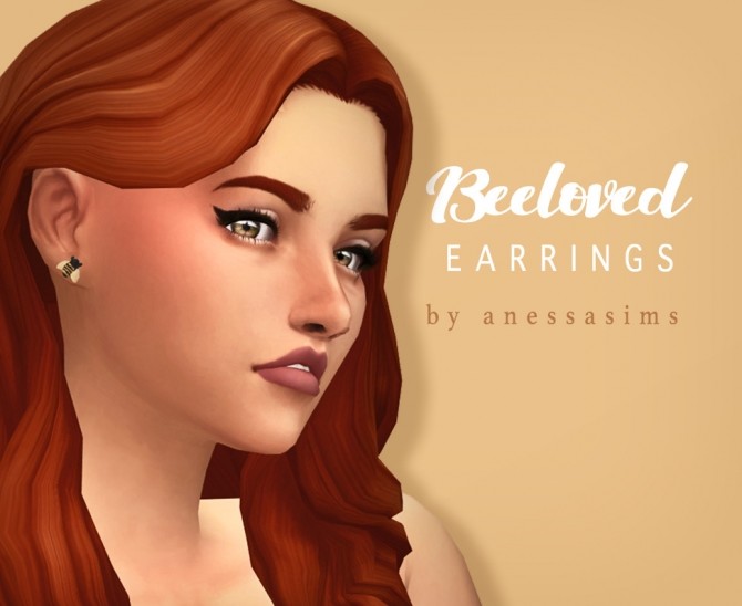 Sims 4 Beeloved earrings at Anessa Sims