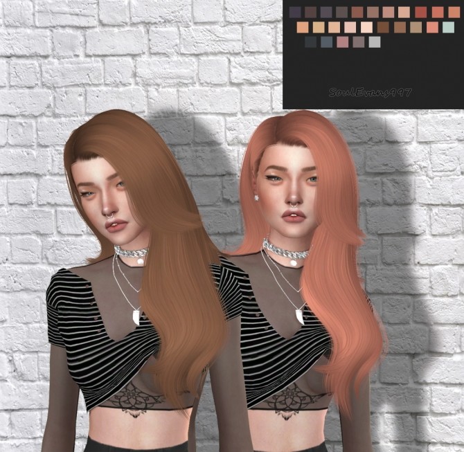 Sims 4 Vivian Hair Retexture at SoulEvans997