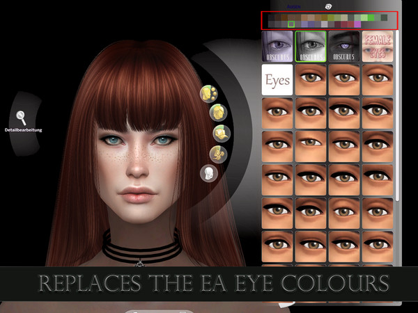 Sims 4 Minigene Eyes by RemusSirion at TSR