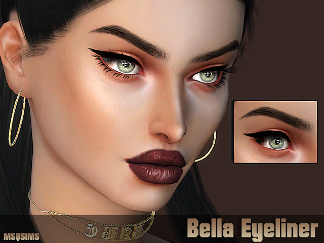 Sims 4 Bella Eyeliner at MSQ Sims
