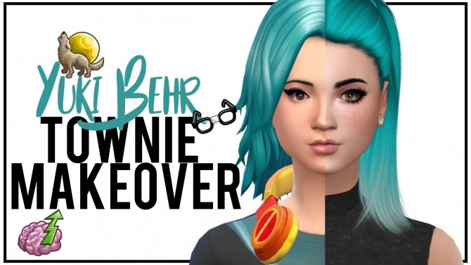 Sims 4 Townie Makeover Yuki Behr at MODELSIMS4